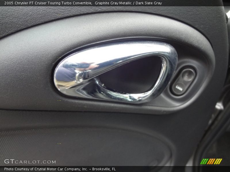 Graphite Gray Metallic / Dark Slate Gray 2005 Chrysler PT Cruiser Touring Turbo Convertible