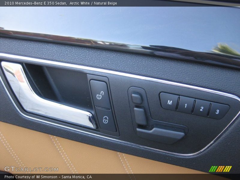 Arctic White / Natural Beige 2010 Mercedes-Benz E 350 Sedan