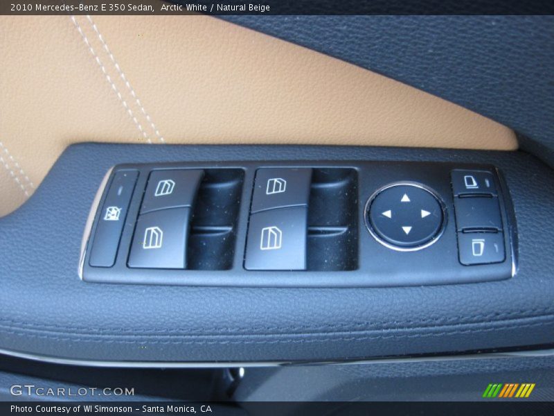 Arctic White / Natural Beige 2010 Mercedes-Benz E 350 Sedan