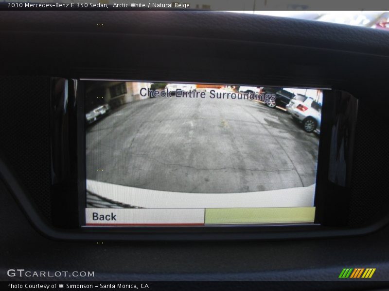 Arctic White / Natural Beige 2010 Mercedes-Benz E 350 Sedan