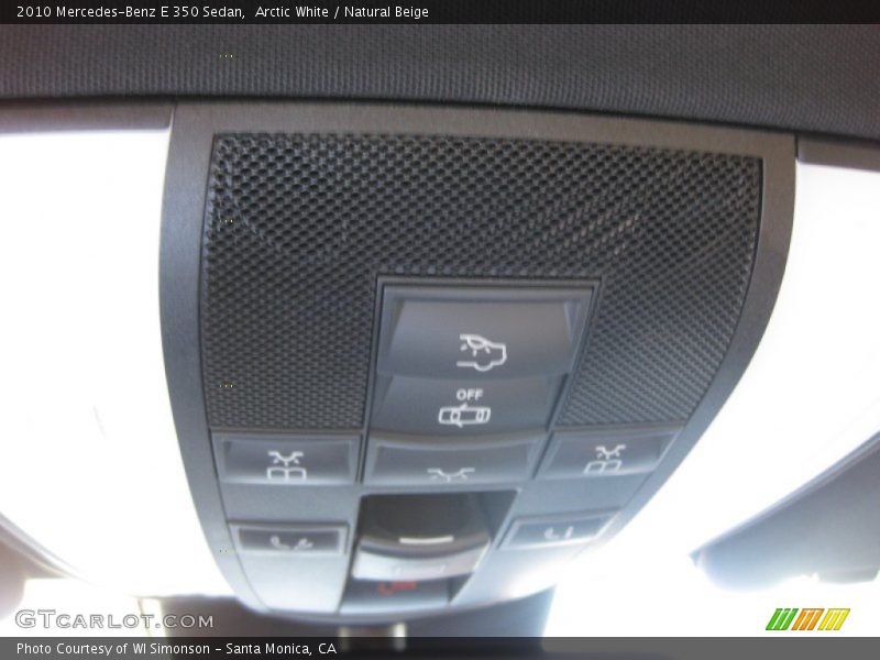 Arctic White / Natural Beige 2010 Mercedes-Benz E 350 Sedan