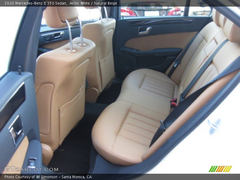 Arctic White / Natural Beige 2010 Mercedes-Benz E 350 Sedan