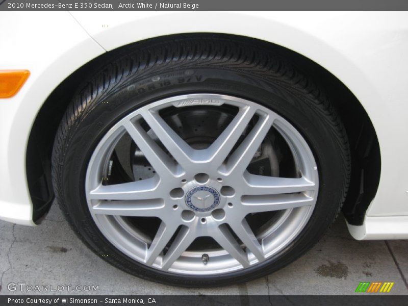 Arctic White / Natural Beige 2010 Mercedes-Benz E 350 Sedan