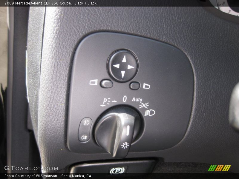 Black / Black 2009 Mercedes-Benz CLK 350 Coupe