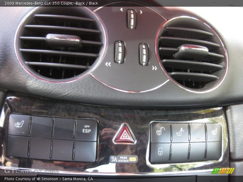 Black / Black 2009 Mercedes-Benz CLK 350 Coupe