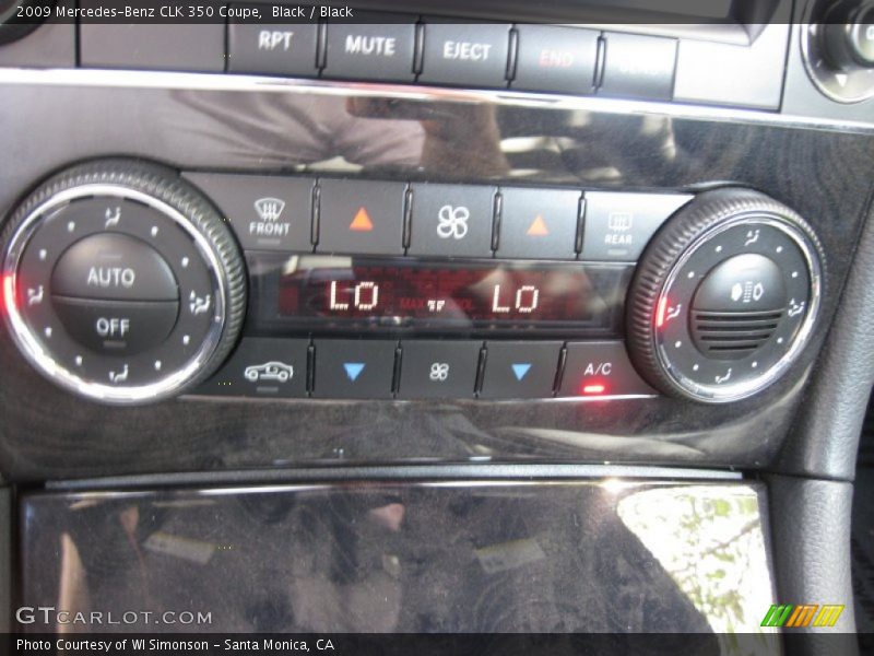 Black / Black 2009 Mercedes-Benz CLK 350 Coupe