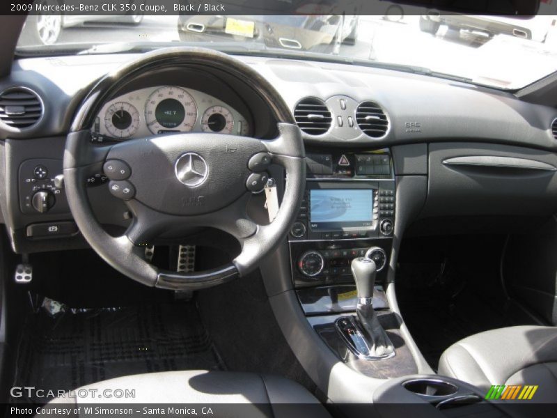 Black / Black 2009 Mercedes-Benz CLK 350 Coupe