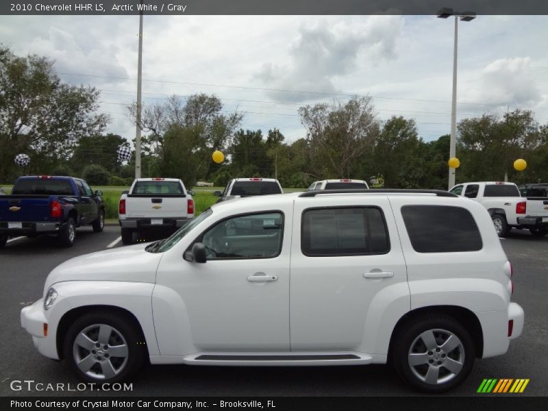 Arctic White / Gray 2010 Chevrolet HHR LS