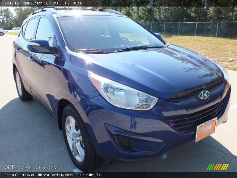 Iris Blue / Taupe 2012 Hyundai Tucson GLS