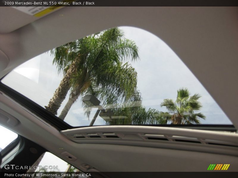 Black / Black 2009 Mercedes-Benz ML 550 4Matic