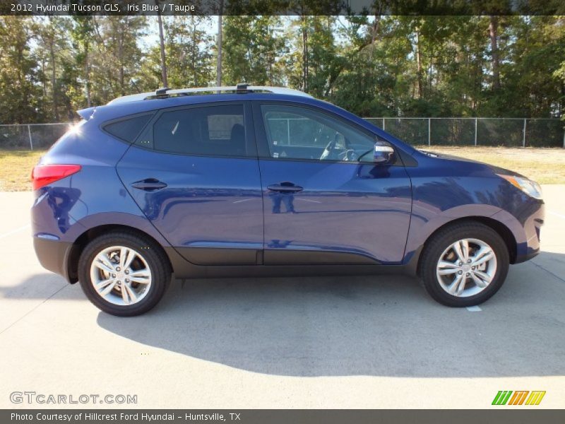 Iris Blue / Taupe 2012 Hyundai Tucson GLS