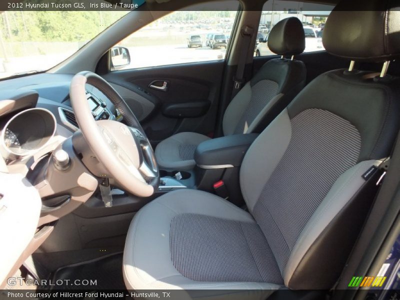 Iris Blue / Taupe 2012 Hyundai Tucson GLS