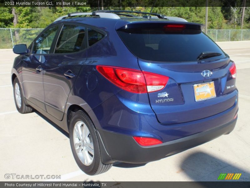 Iris Blue / Taupe 2012 Hyundai Tucson GLS