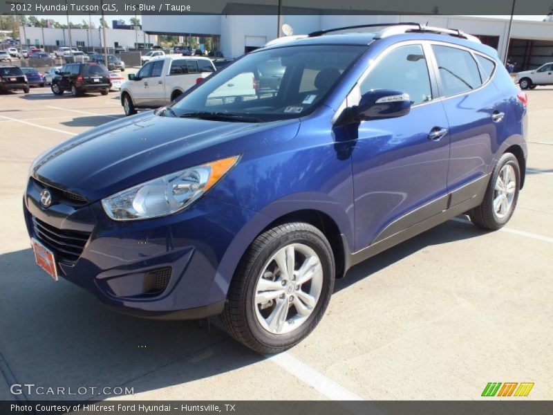 Iris Blue / Taupe 2012 Hyundai Tucson GLS