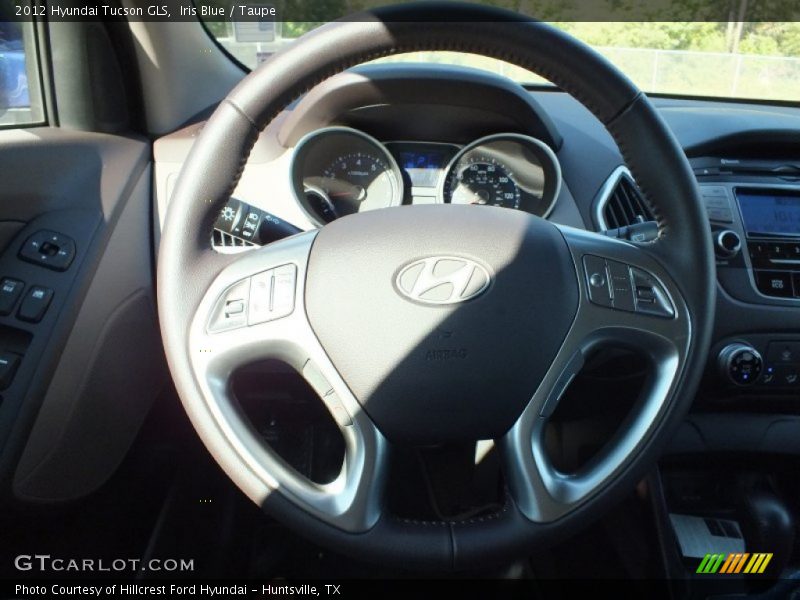 Iris Blue / Taupe 2012 Hyundai Tucson GLS