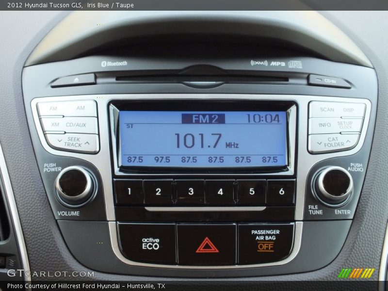 Iris Blue / Taupe 2012 Hyundai Tucson GLS