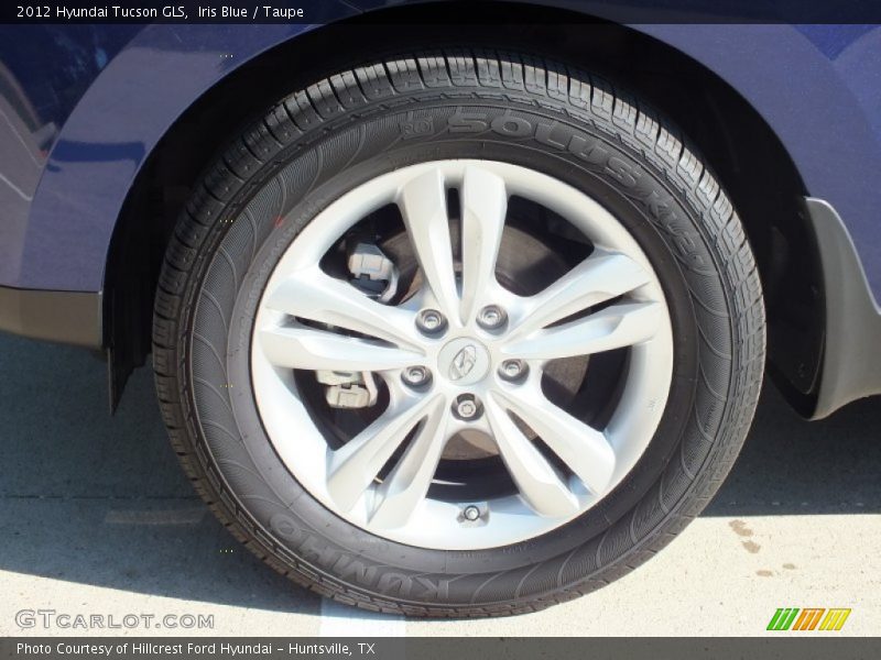 Iris Blue / Taupe 2012 Hyundai Tucson GLS