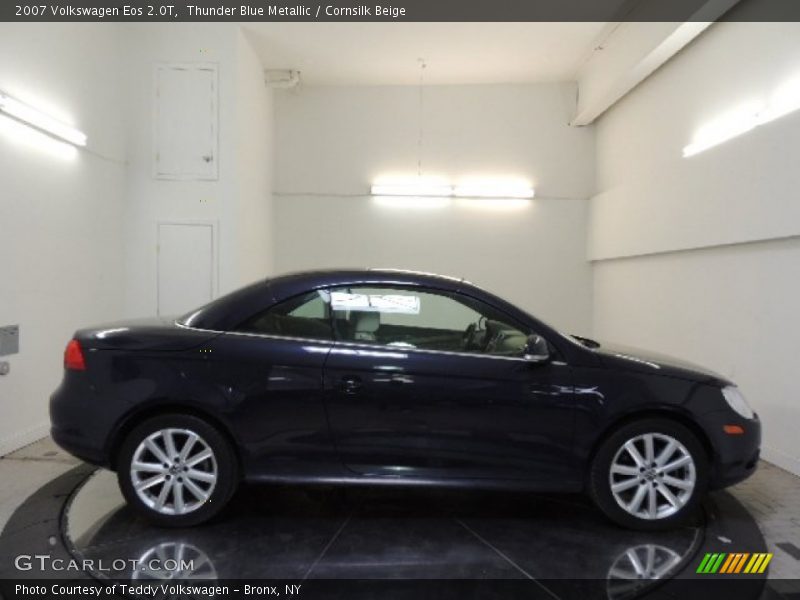 Thunder Blue Metallic / Cornsilk Beige 2007 Volkswagen Eos 2.0T