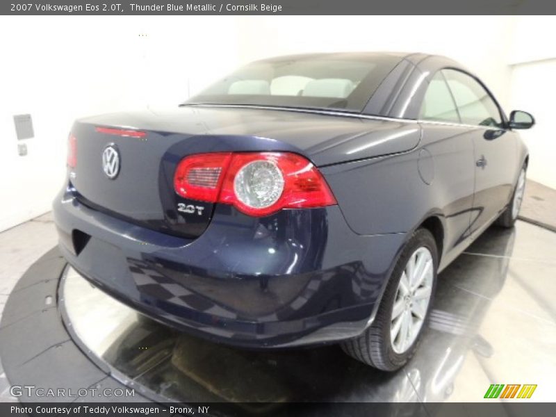 Thunder Blue Metallic / Cornsilk Beige 2007 Volkswagen Eos 2.0T