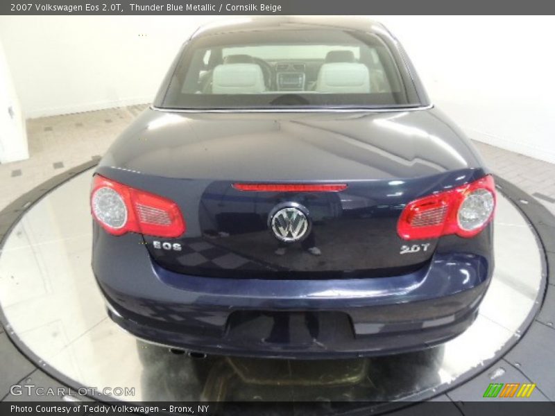 Thunder Blue Metallic / Cornsilk Beige 2007 Volkswagen Eos 2.0T