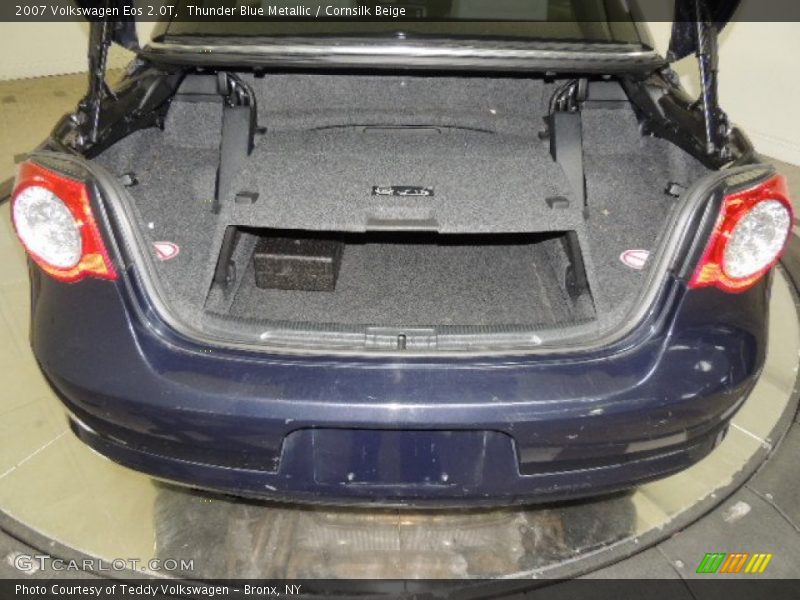 Thunder Blue Metallic / Cornsilk Beige 2007 Volkswagen Eos 2.0T