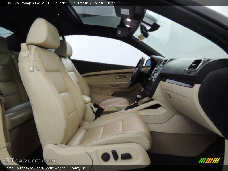 Thunder Blue Metallic / Cornsilk Beige 2007 Volkswagen Eos 2.0T