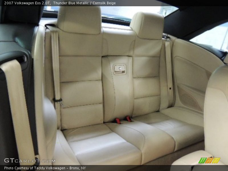 Thunder Blue Metallic / Cornsilk Beige 2007 Volkswagen Eos 2.0T