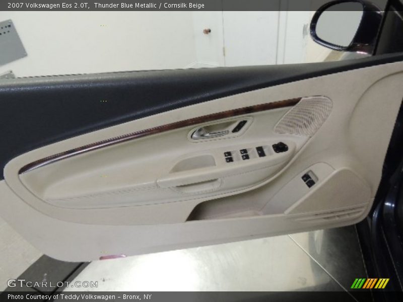 Thunder Blue Metallic / Cornsilk Beige 2007 Volkswagen Eos 2.0T