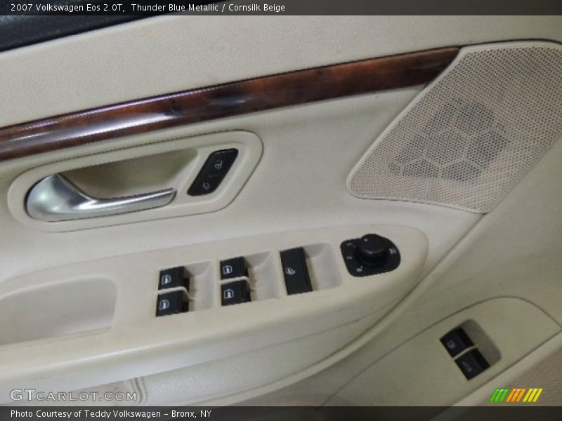 Thunder Blue Metallic / Cornsilk Beige 2007 Volkswagen Eos 2.0T