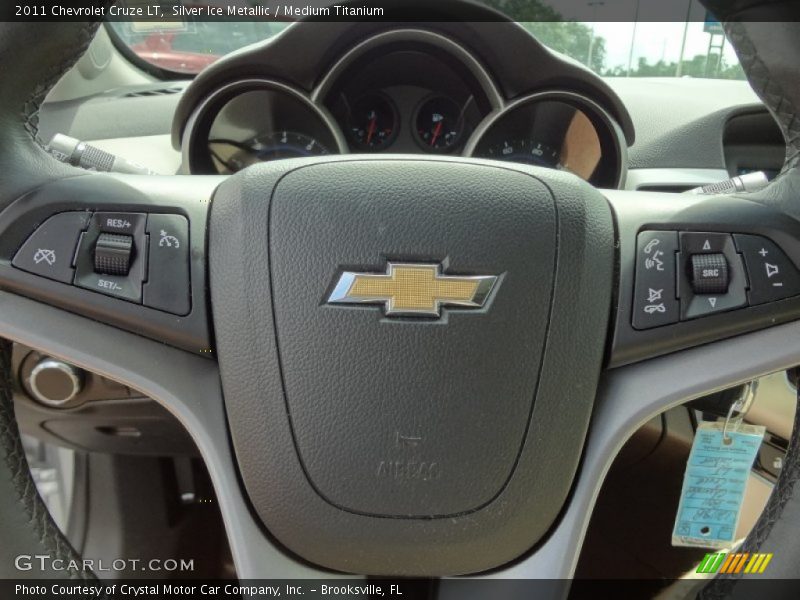 Silver Ice Metallic / Medium Titanium 2011 Chevrolet Cruze LT