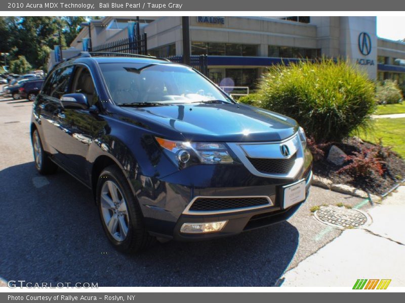 Bali Blue Pearl / Taupe Gray 2010 Acura MDX Technology