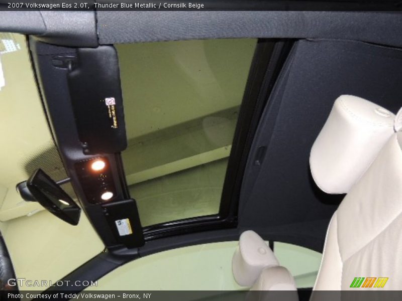 Thunder Blue Metallic / Cornsilk Beige 2007 Volkswagen Eos 2.0T