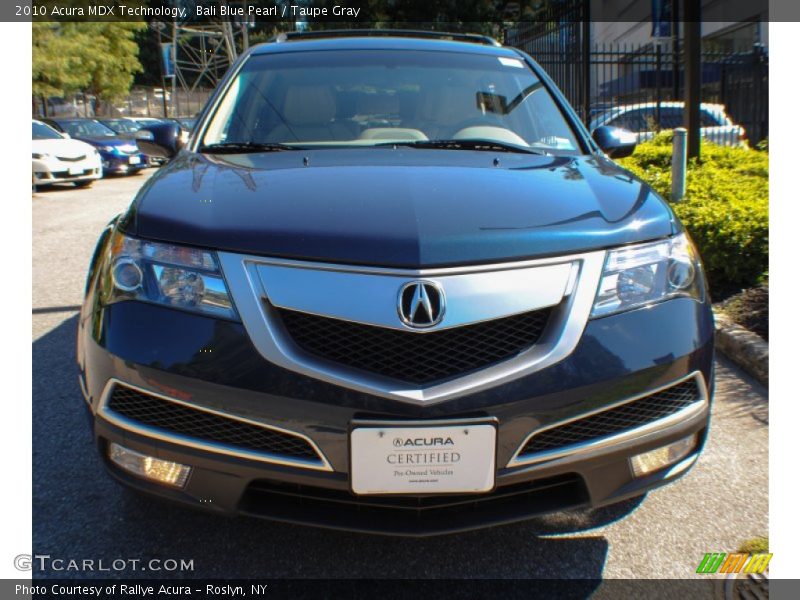 Bali Blue Pearl / Taupe Gray 2010 Acura MDX Technology