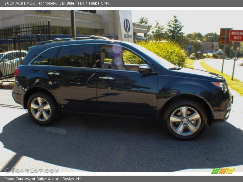 Bali Blue Pearl / Taupe Gray 2010 Acura MDX Technology