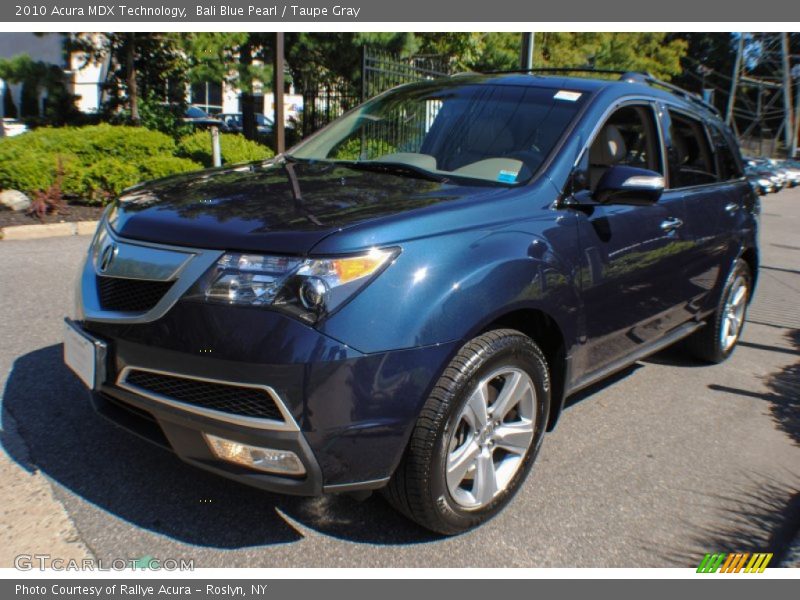 Bali Blue Pearl / Taupe Gray 2010 Acura MDX Technology