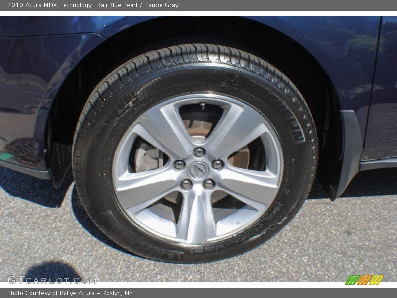 Bali Blue Pearl / Taupe Gray 2010 Acura MDX Technology