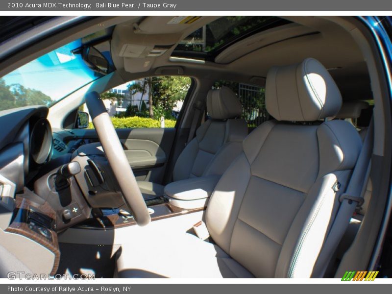 Bali Blue Pearl / Taupe Gray 2010 Acura MDX Technology