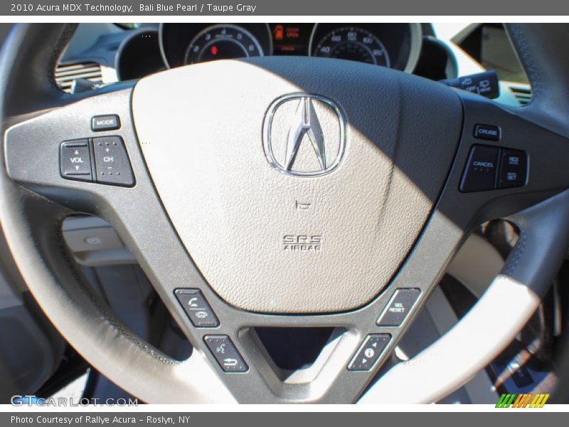 Bali Blue Pearl / Taupe Gray 2010 Acura MDX Technology