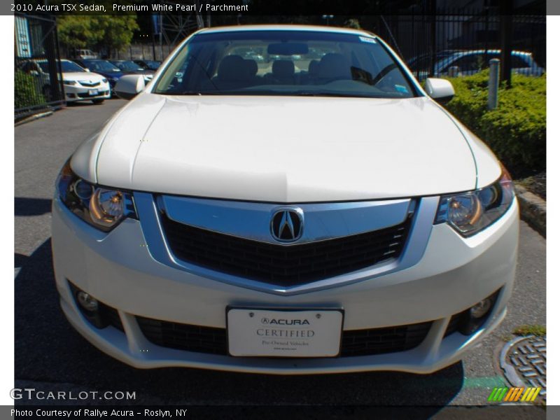 Premium White Pearl / Parchment 2010 Acura TSX Sedan