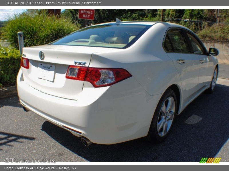 Premium White Pearl / Parchment 2010 Acura TSX Sedan