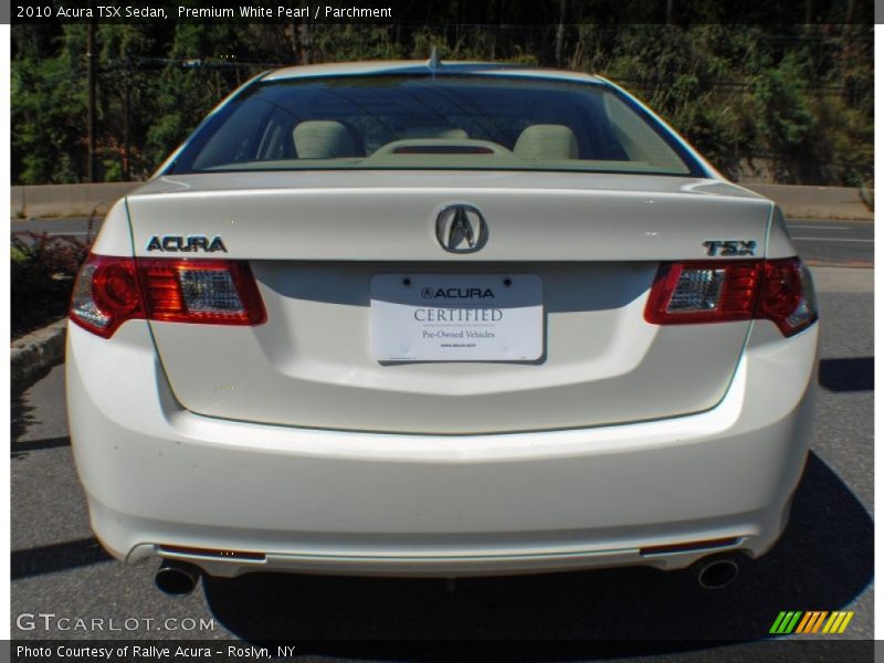 Premium White Pearl / Parchment 2010 Acura TSX Sedan