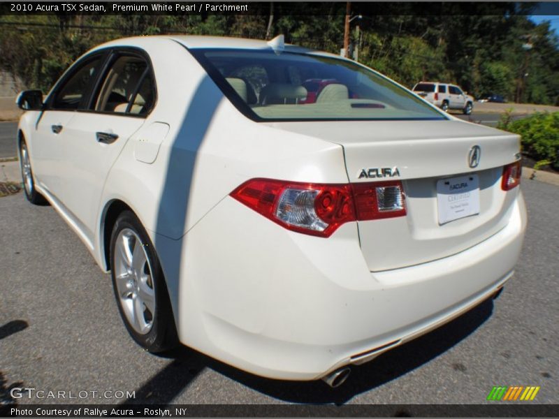 Premium White Pearl / Parchment 2010 Acura TSX Sedan