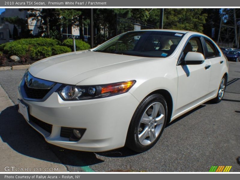 Premium White Pearl / Parchment 2010 Acura TSX Sedan