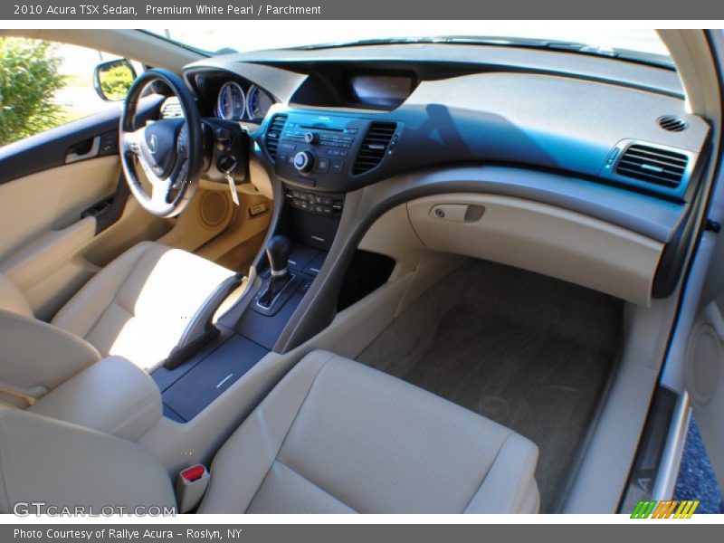 Premium White Pearl / Parchment 2010 Acura TSX Sedan