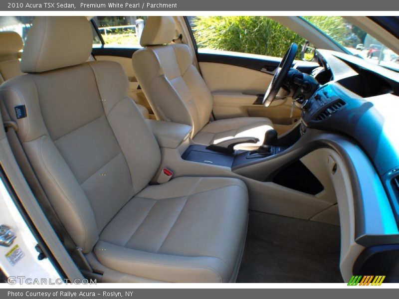 Premium White Pearl / Parchment 2010 Acura TSX Sedan