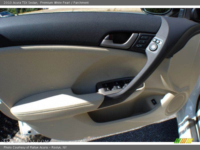Premium White Pearl / Parchment 2010 Acura TSX Sedan