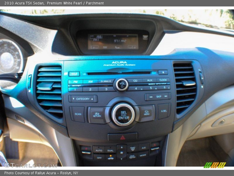 Premium White Pearl / Parchment 2010 Acura TSX Sedan