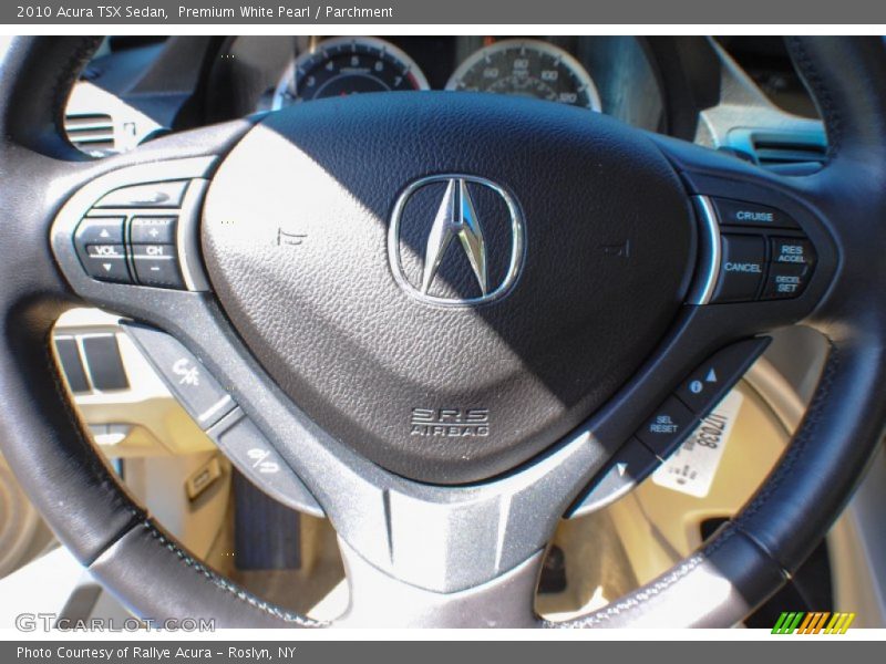 Premium White Pearl / Parchment 2010 Acura TSX Sedan