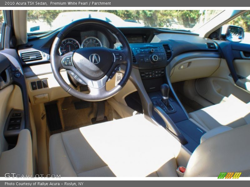 Premium White Pearl / Parchment 2010 Acura TSX Sedan
