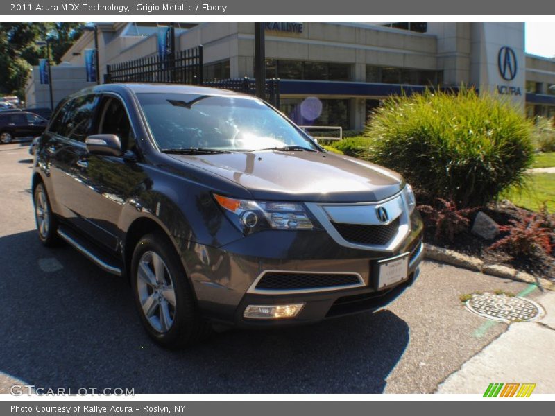Grigio Metallic / Ebony 2011 Acura MDX Technology